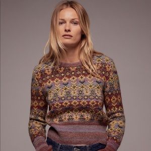 BRAND NEW Zara patterned sweater